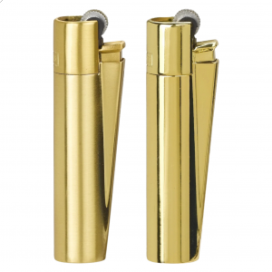 Clipper Classic Large Metal - Gold Matte/ Shiny - 12ct Display 